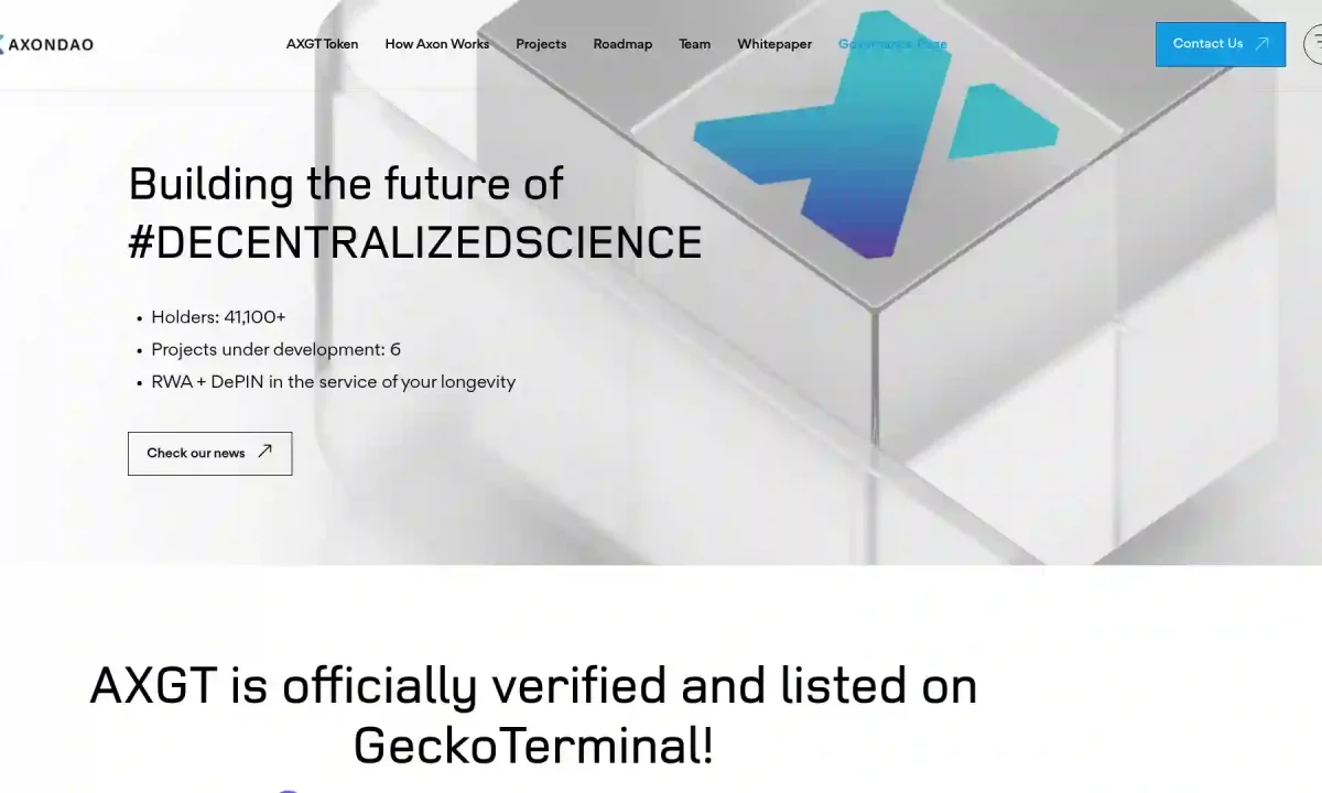 AxonDAO Governance Token (AXGT)