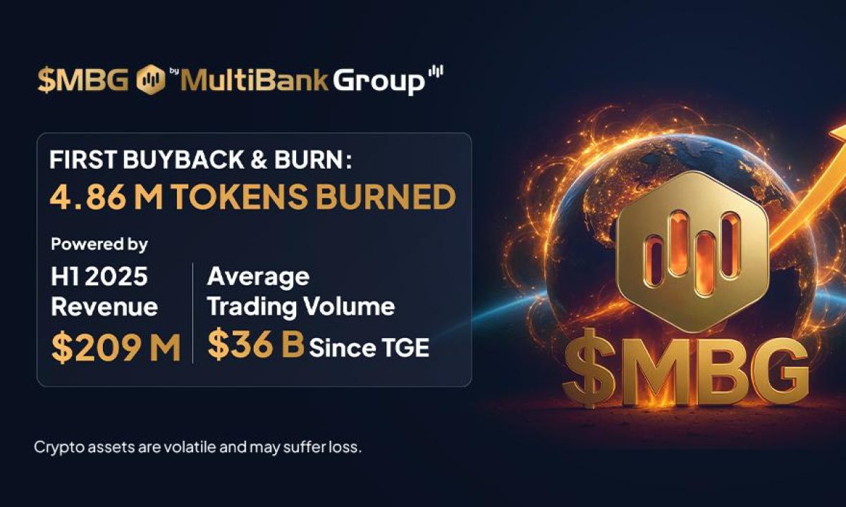 $MBG Token Supply Reduced By 4.86M In First Buyback And Burn By MultiBank Group