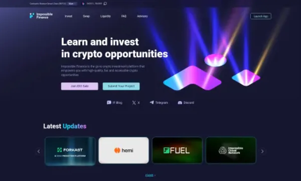 Impossible Finance Launchpad (IDIA)