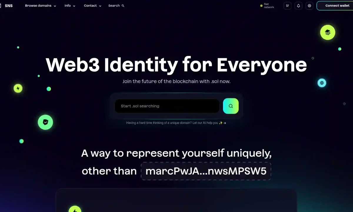 Solana Name Service (FIDA)