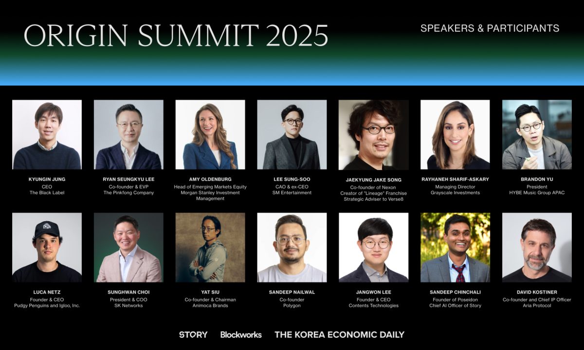 Origin Summit Debuts In Seoul During KBW As Flagship Gathering On IP, AI, And The Next Era Of Blockchain-enabled Real-World Assets