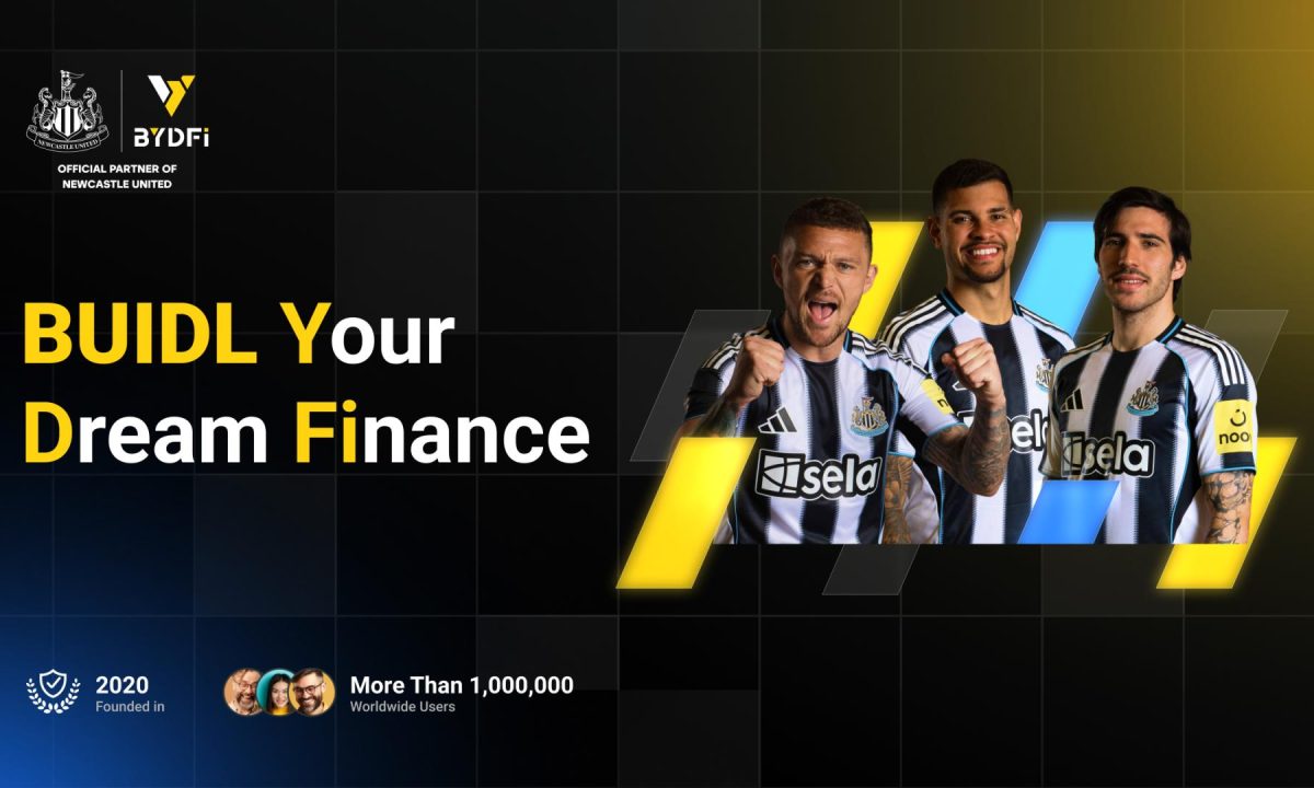 BYDFi Highlights ‘BUIDL’ Ethos During Newcastle United Match Against Arsenal