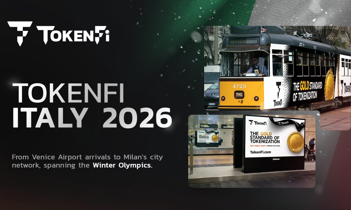 TokenFi Unveils High-Visibility Branding Campaign Across Italy Ahead Of 2026 Winter Olympics