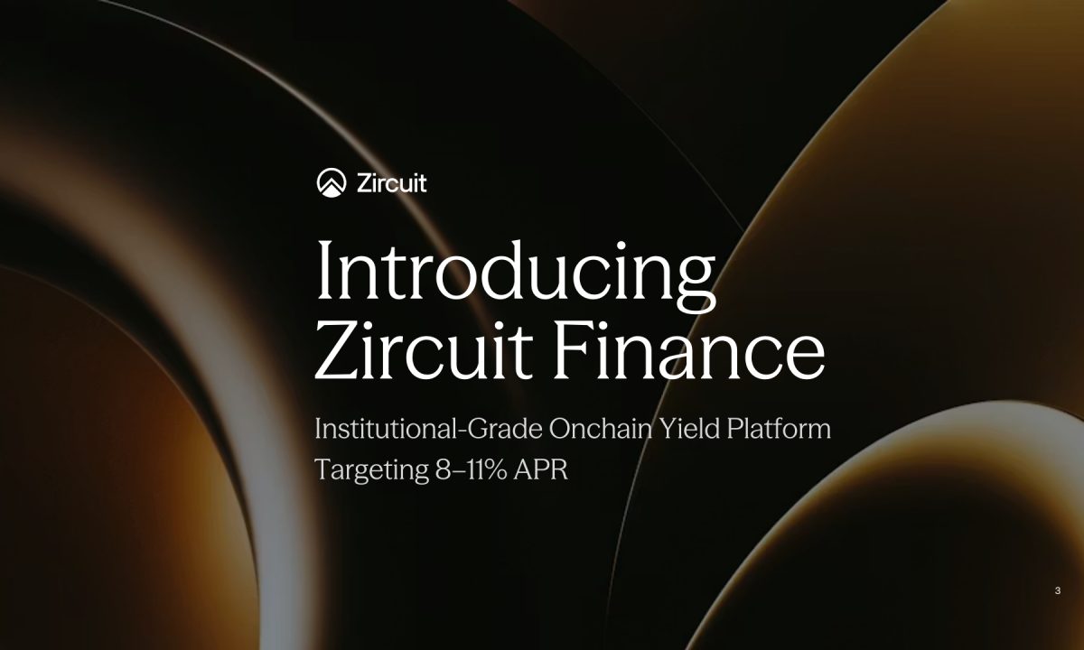 Zircuit Finance Launches Institutional-Grade Onchain Yield Platform Targeting 8–11% APR