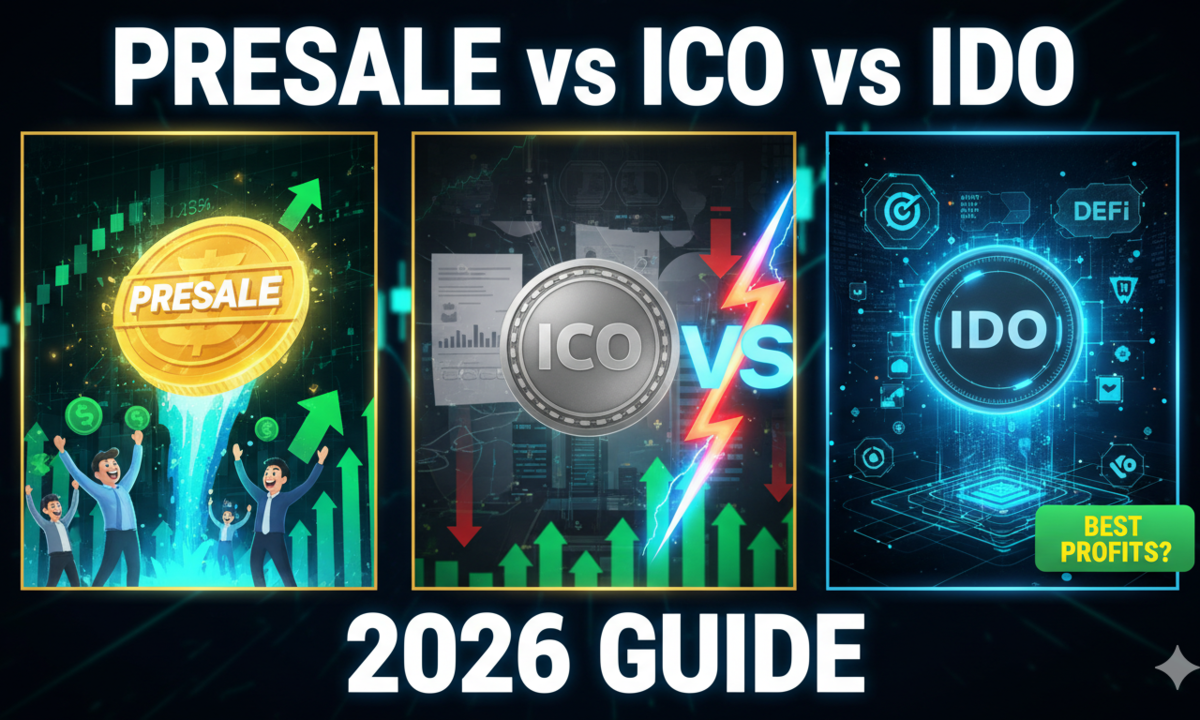 Best Crypto Presales Vs ICO Vs IDO – Complete 2026 Comparison Guide