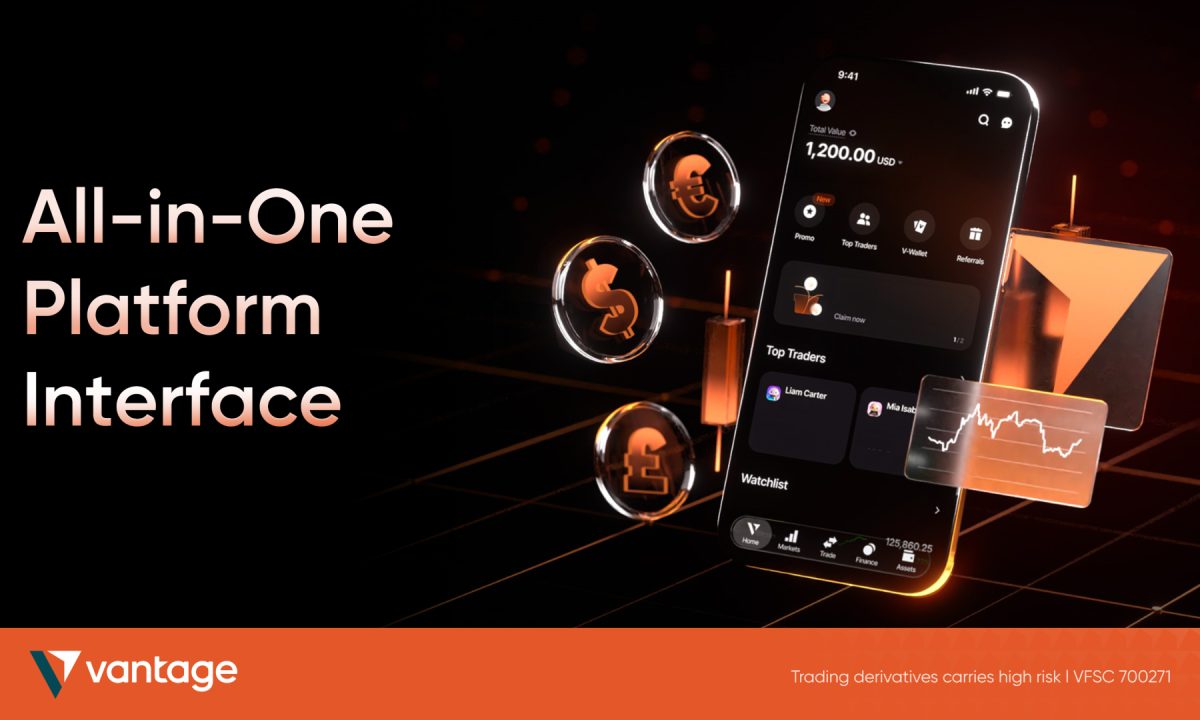 Vantage Introduces An Enhanced App With A Seamless All-in-One Trading Experience