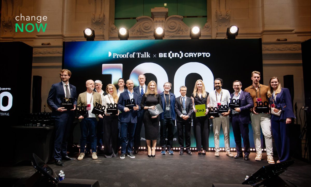 ChangeNOW Wins Best Digital Assets Fintech At The BeInCrypto Institutional 100 Awards 2026
