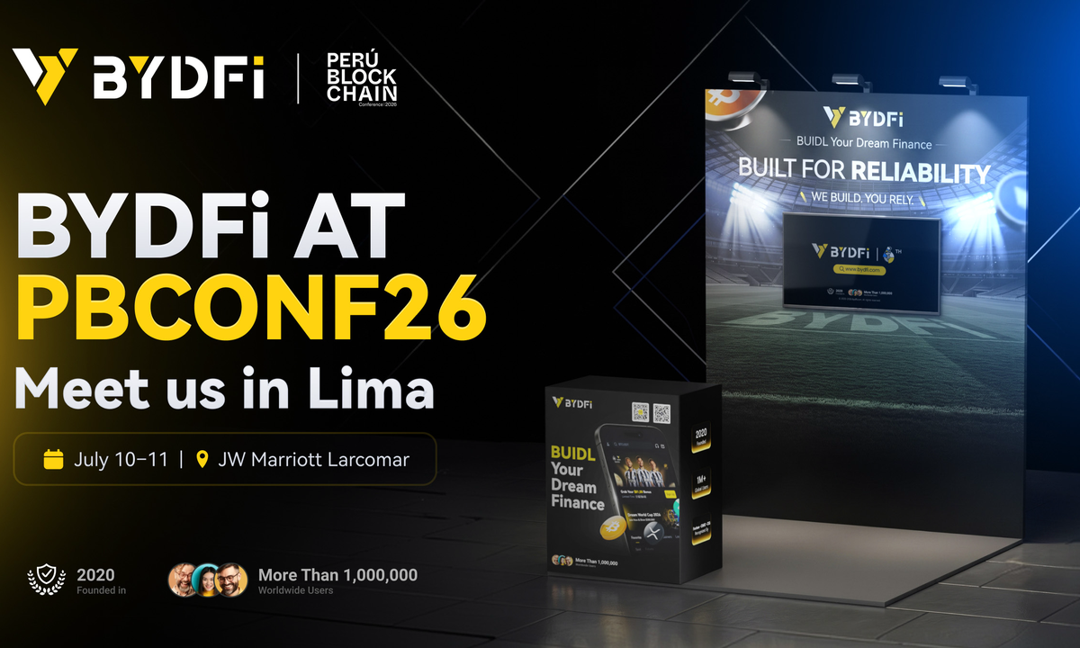 BYDFi Participates In Peru Blockchain Conference 2026, Engaging The LATAM Web3 Community