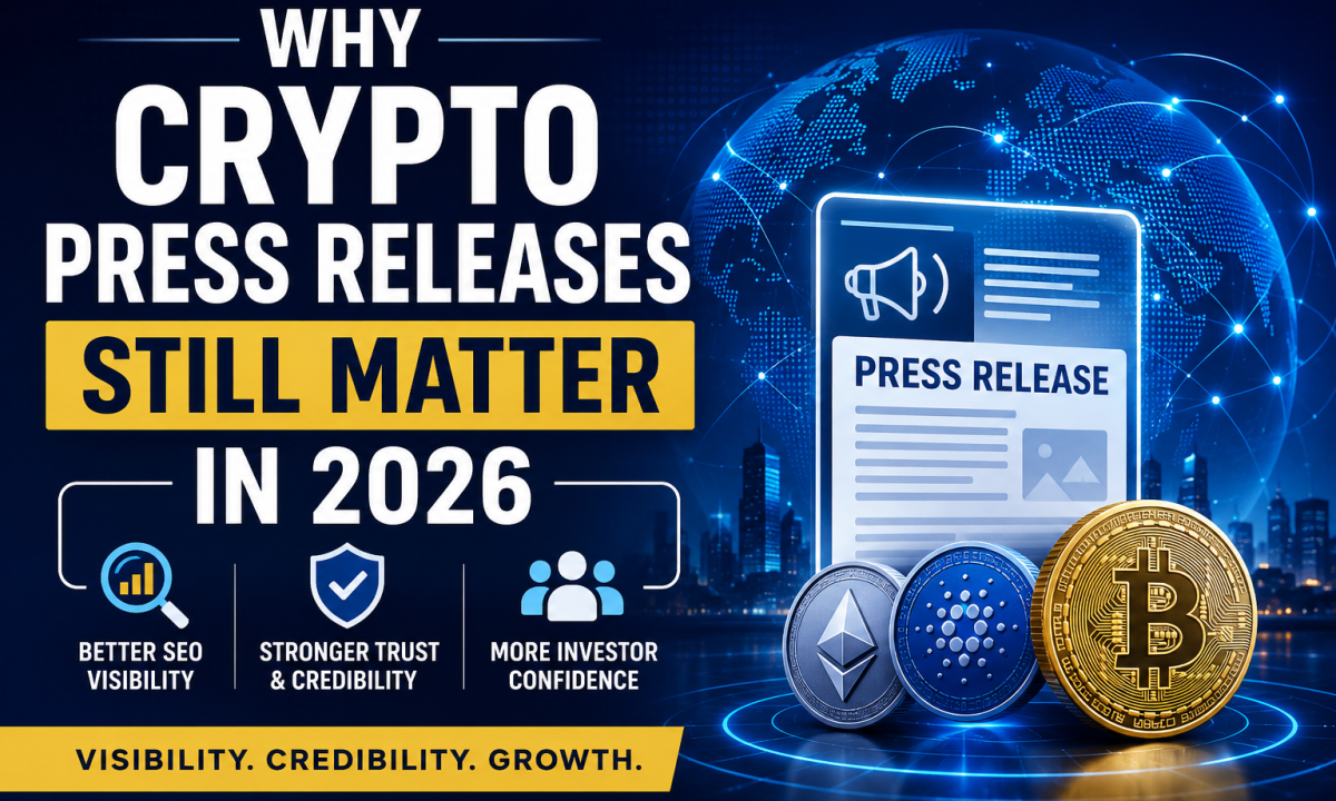 Crypto Press Releases Continue to Drive Visibility, Trust, and Long-Term Growth for Blockchain Projects