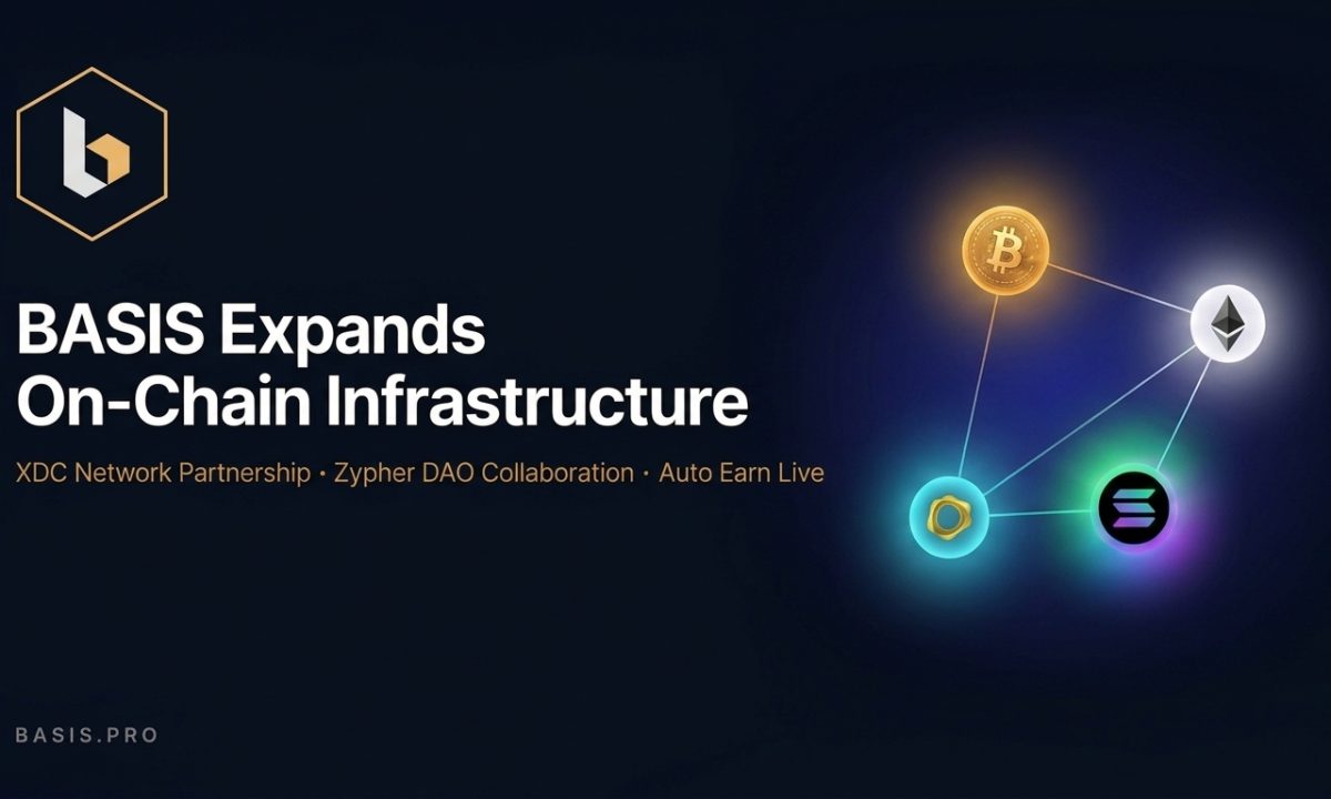 BASIS.pro Expands On-Chain Infrastructure with XDC Network Partnership and Zypher DAO as Auto Earn Goes Live