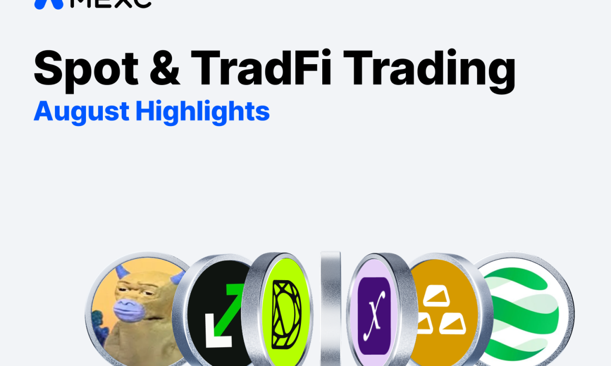 MEXC Reports 21% MoM Growth in New-Token Traders and 31% Increase in Tokenized Stock Trading Volume in August