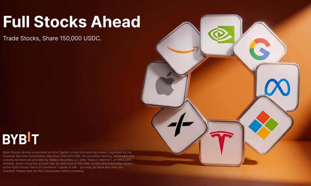 Bybit Kicks Off “Full Stocks Ahead” With a 150,000 USDC Prize Pool for Its New Stocks Trading Service