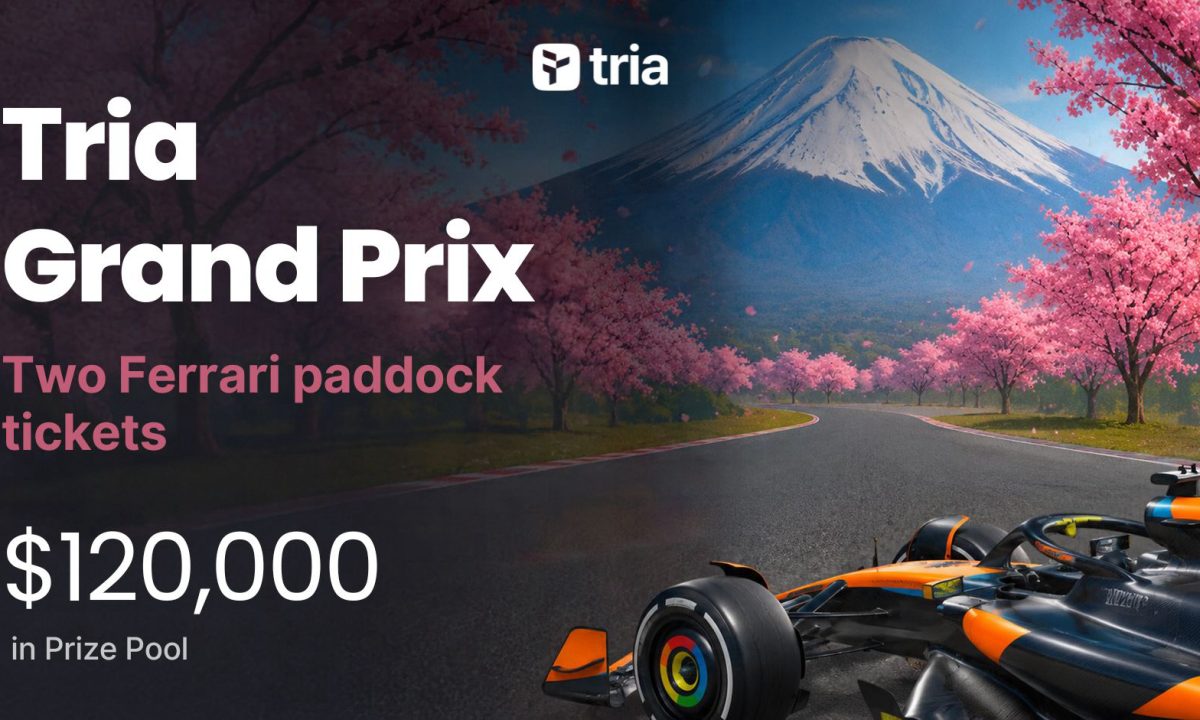 Tria Debuts $120K Tria Grand Prix Perpetual Futures Trading Competition—2 Champions to Ferrari F1 Paddock Club