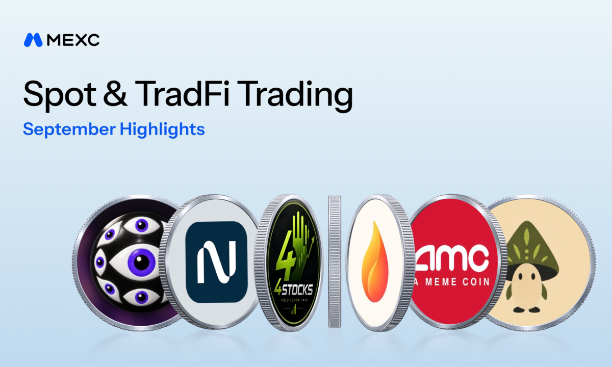 MEXC’s New-Token Trading Volume Rises 77% in September as Stock-Related Trading Expands Into On-Chain New-Token Markets